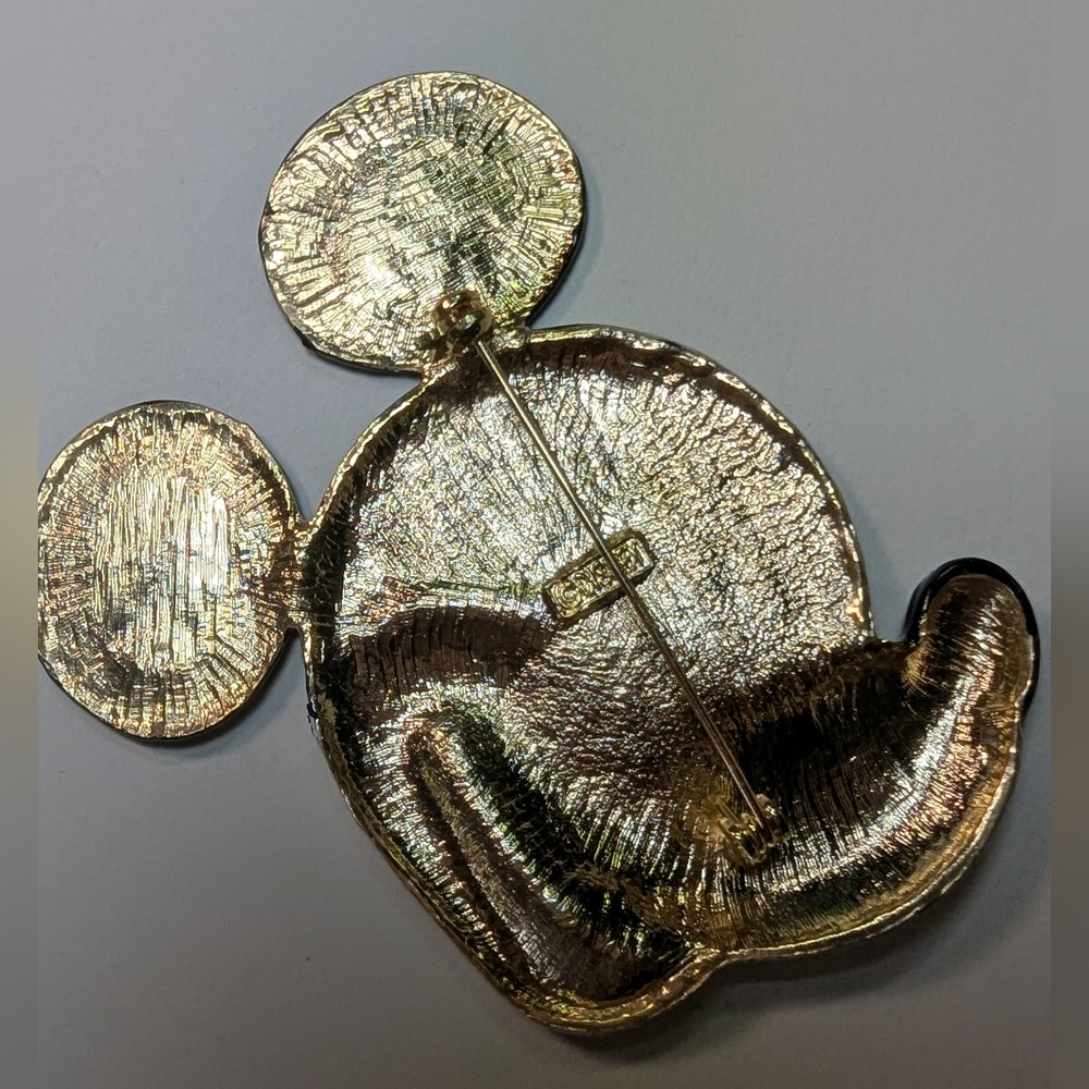 Mickey Mouse large enamel pin 3 and 1/2 in across. - Picture 3 of 3